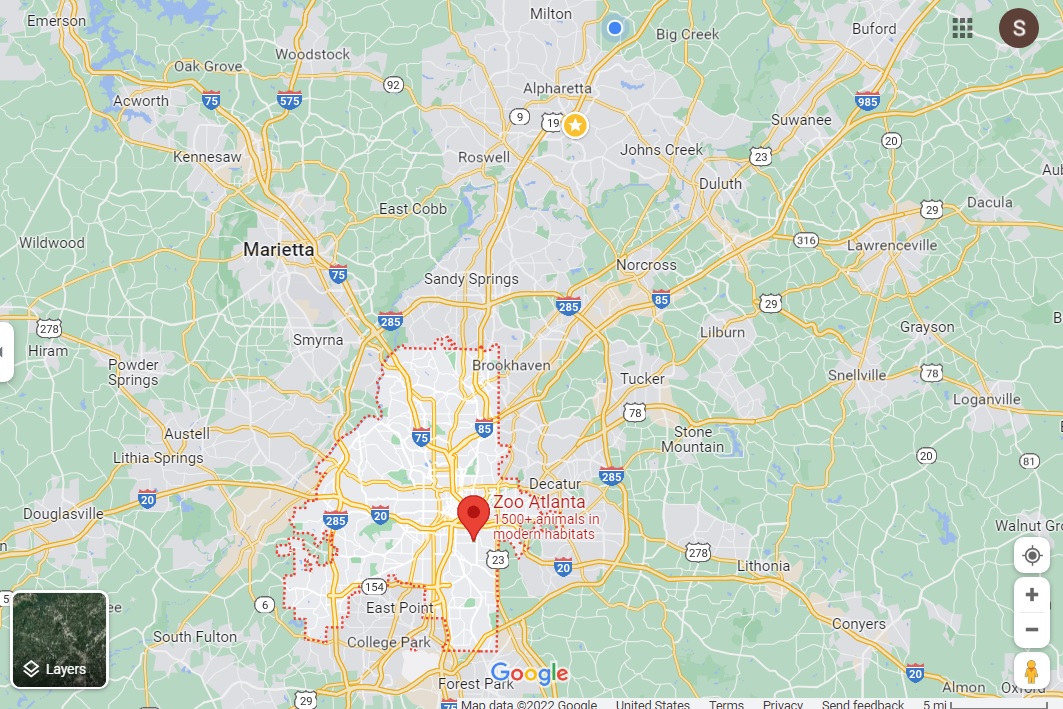 Police Detector Map Atlanta Area
